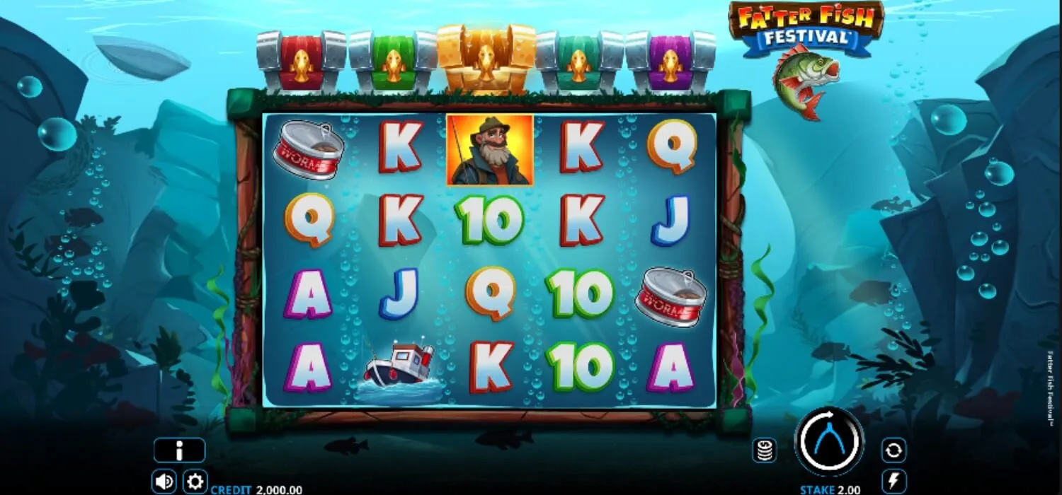 fatter fish festival spilleautomat fra wishbone
