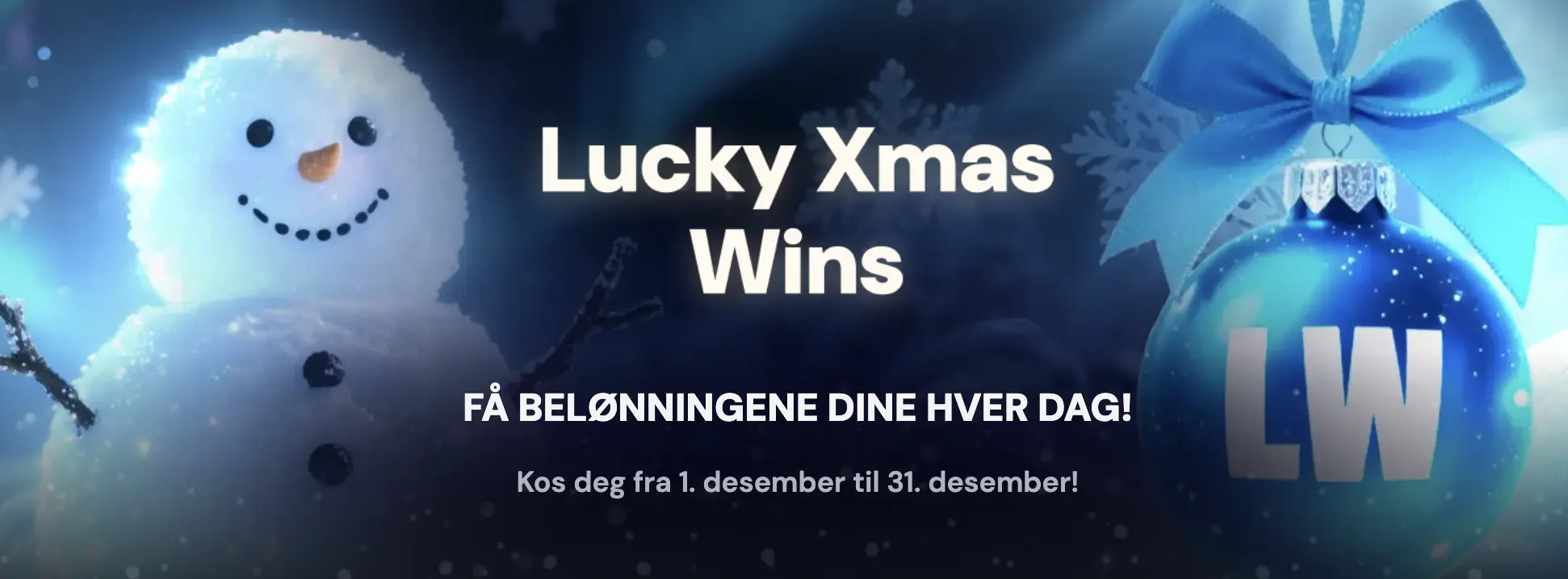 luckywins julekalender