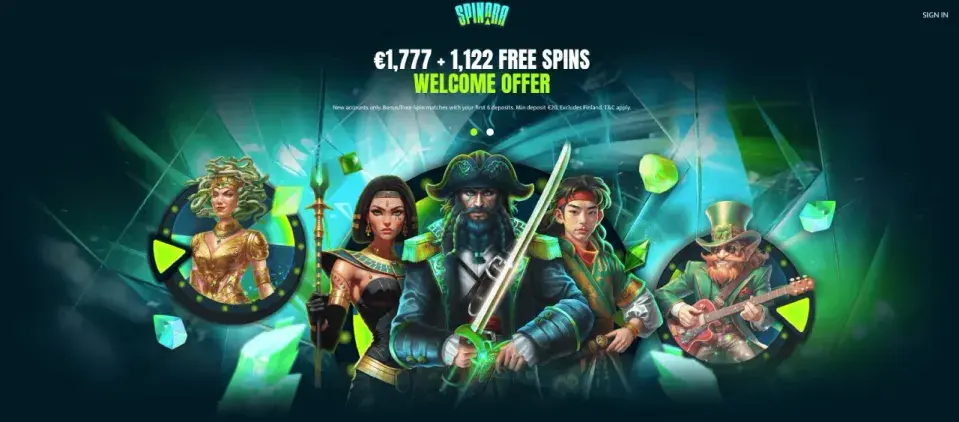 spinara casino bonus