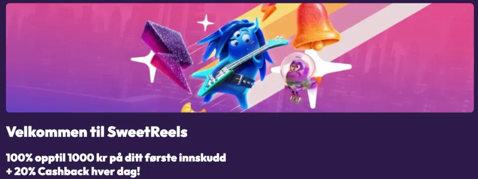 sweetreels casino bonus