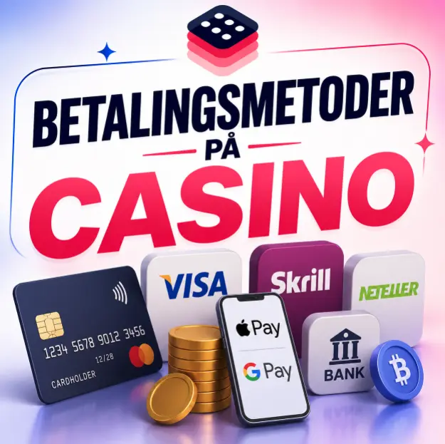 Betalingsmetoder casino i Norge 2026: Raske innskudd og trygge uttak
