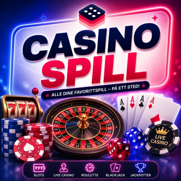 Casinospill 2026: Komplett guide til casinospill på nett