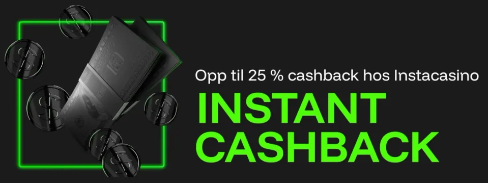 få cashback hos instacasino