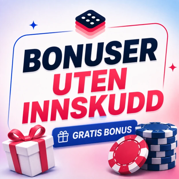 Casino Bonus Uten Innskudd 2026: Gratis Bonuser og Freespins i Norge