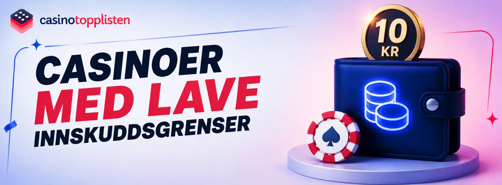 casino med lav innskuddsgrense