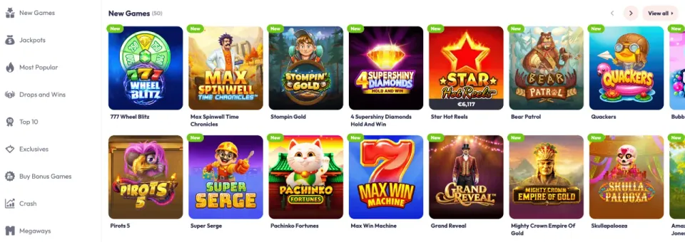 spillutvalg hos arcticbet casino