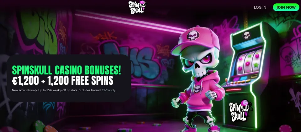 spinskull casino bonus